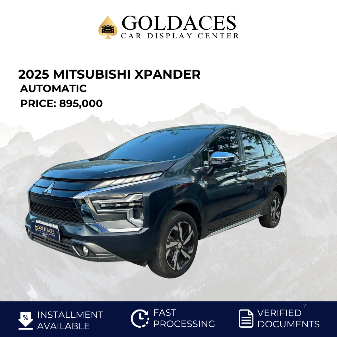 2025 MITSUBISHI XPANDER 1.5L GLS AUTOMATIC TRANSMISSION (6TKMS ONLY!) Gold Aces Car Display Center