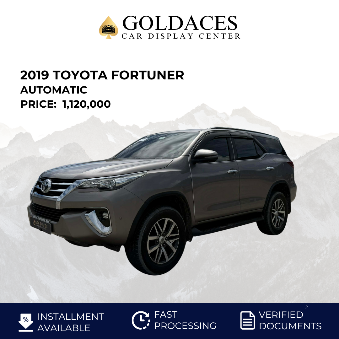 2019 TOYOTA FORTUNER 2.4L V 4X2 AUTOMATIC TRANSMISSION TOYOTA