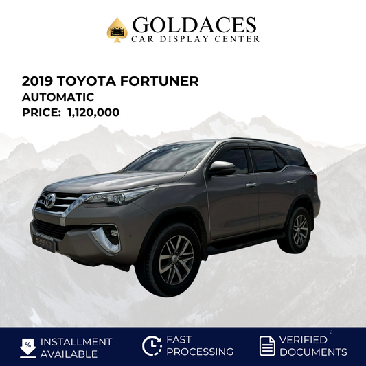 2019 TOYOTA FORTUNER 2.4L V 4X2 AUTOMATIC TRANSMISSION TOYOTA