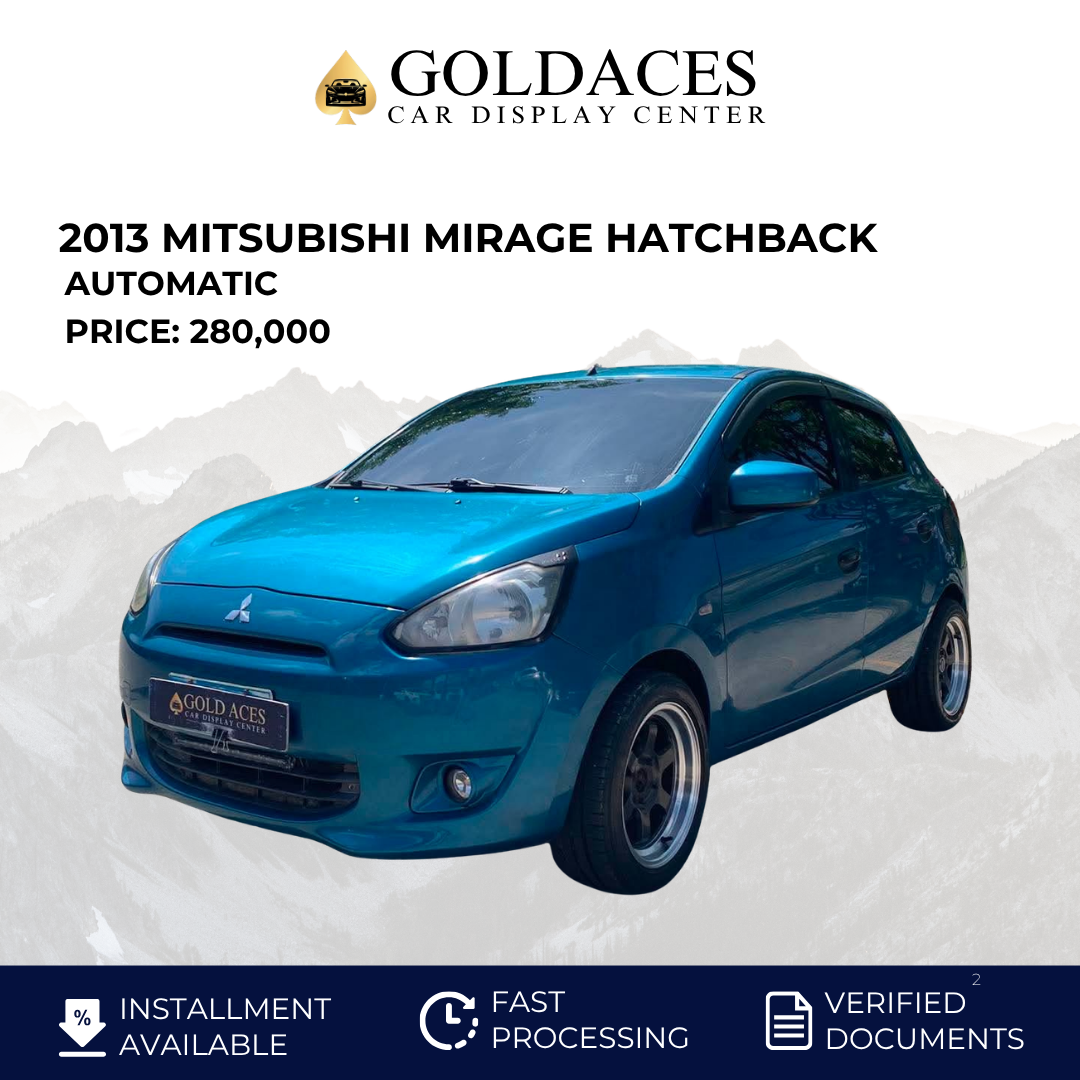 2013 MITSUBISHI MIRAGE HATCHBACK GLS 1.2L AUTOMATIC TRANSMISSION MITSUBISHI