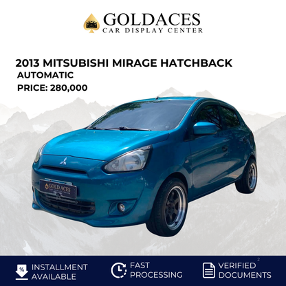 2013 MITSUBISHI MIRAGE HATCHBACK GLS 1.2L AUTOMATIC TRANSMISSION MITSUBISHI