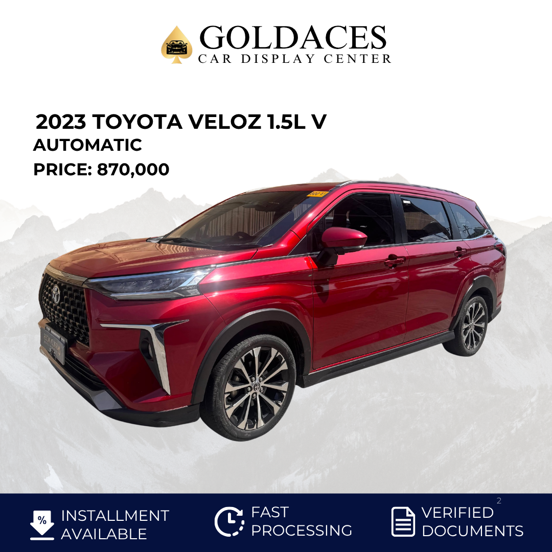 2023 TOYOTA VELOZ 1.5L V AUTOMATIC TRANSMISSION Gold Aces Car Display Center