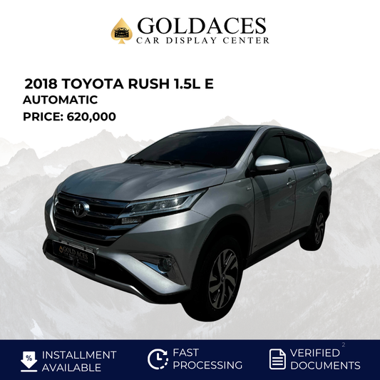 2018 TOYOTA RUSH 1.5L E AUTOMATIC TRANSMISSION Gold Aces Car Display Center