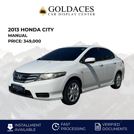 2013 HONDA CITY 1.5L E MANUAL TRANSMISSION Gold Aces Car Display Center
