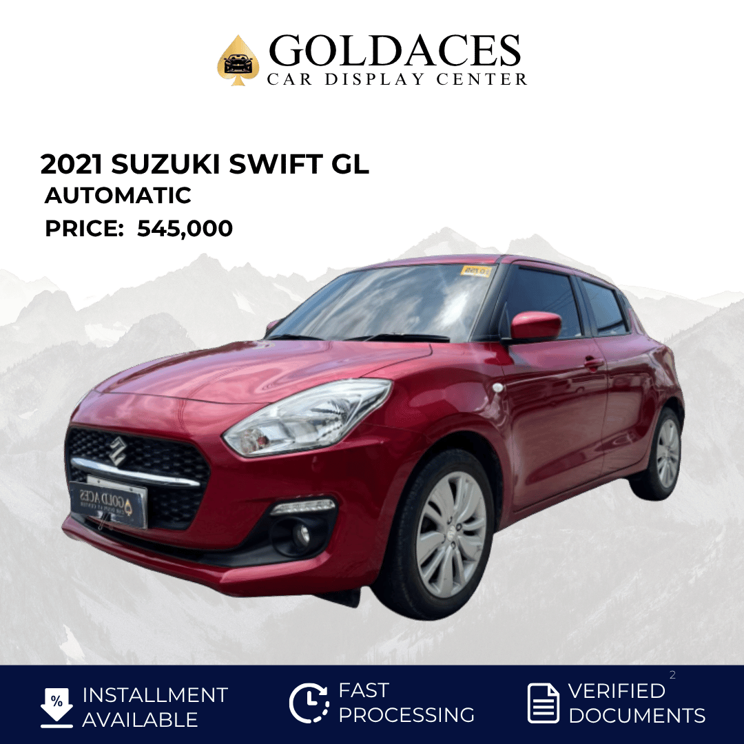 2021 SUZUKI SWIFT GL 1.2L AUTOMATIC TRANSMISSION (9TKMS ONLY!) Gold Aces Car Display Center
