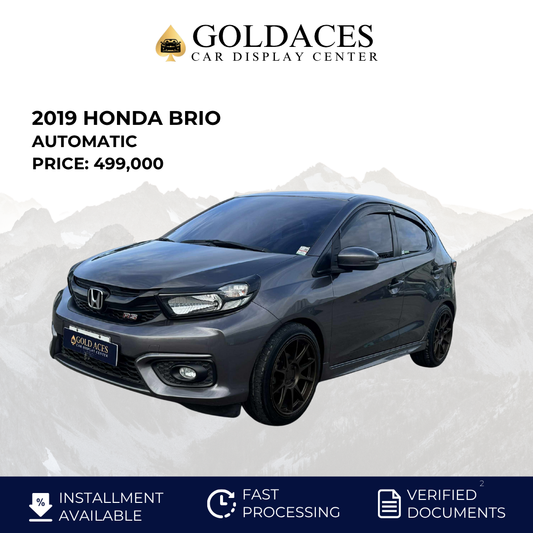2019 HONDA BRIO 1.2L  S AUTOMATIC TRANSMISSION Gold Aces Car Display Center
