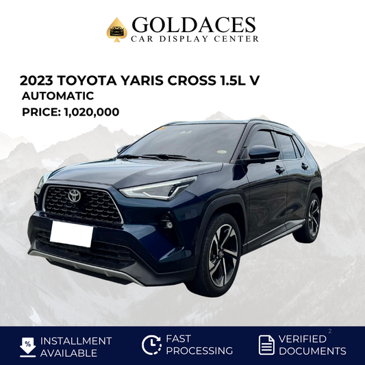 2023 TOYOTA YARIS CROSS 1.5L V AUTOMATIC TRANSMISSION Gold Aces Car Display Center