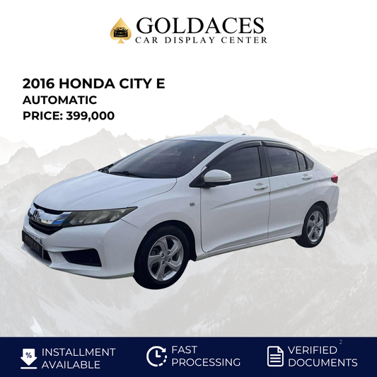 2016 HONDA CITY 1.5L E AUTOMATIC TRANSMISSION