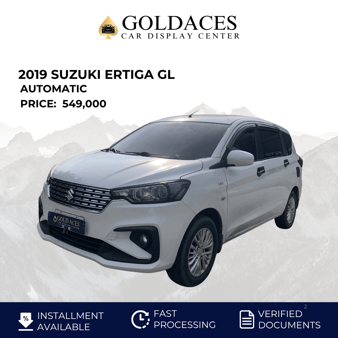 2019 SUZUKI ERTIGA GL 1.5L AUTOMATIC TRANSMISSION (43T KMS ONLY!) Gold Aces Car Display Center