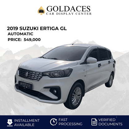 2019 SUZUKI ERTIGA GL 1.5L AUTOMATIC TRANSMISSION (43T KMS ONLY!) Gold Aces Car Display Center