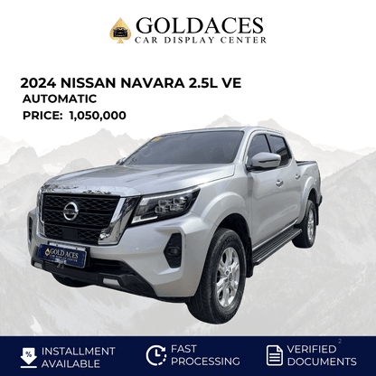 2024 NISSAN NAVARA 2.5L VE 4X2 AUTOMATIC TRANSMISSION Gold Aces Car Display Center