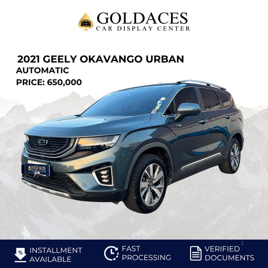 2021 GEELY OKAVANGO URBAN 1.5L AUTOMATIC TRANSMISSION GEELY
