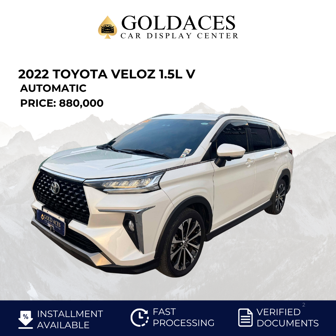 2022 TOYOTA VELOZ 1.5L V AUTOMATIC TRANSMISSION (22T KMS ONLY!) TOYOTA