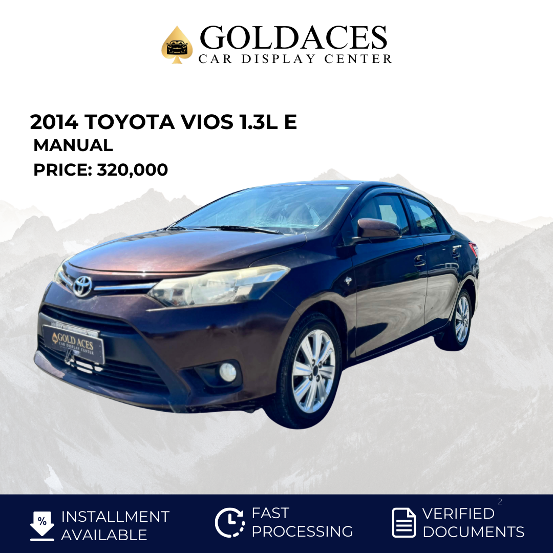 2014 TOYOTA VIOS 1.3L E MANUAL TRANSMISSION TOYOTA