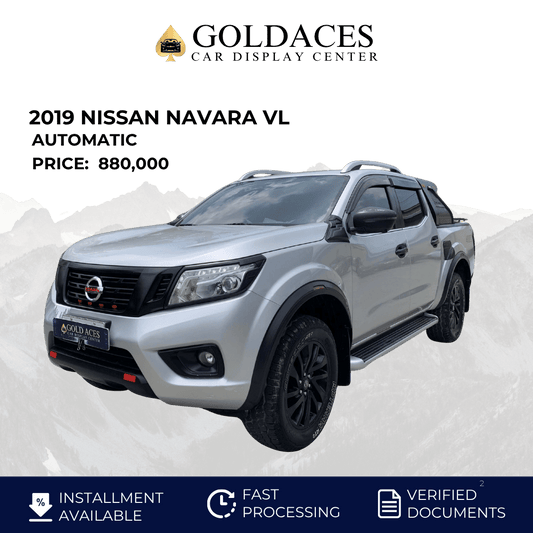 2019 NISSAN NAVARA VL 2.5L 4X4 AUTOMATIC TRANSMISSION Gold Aces Car Display Center
