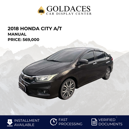 2018 HONDA CITY 1.5L VX AUTOMATIC TRANSMISSION&nbsp; Gold Aces Car Display Center