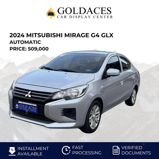 2024 MITSUBISHI MIRAGE G4 GLX 1.2L AUTOMATIC TRANSMISSION (15T KMS ONLY!) Gold Aces Car Display Center