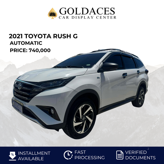 2021 TOYOTA RUSH G 1.5L GAS AUTOMATIC TRANSMISSION Gold Aces Car Display Center