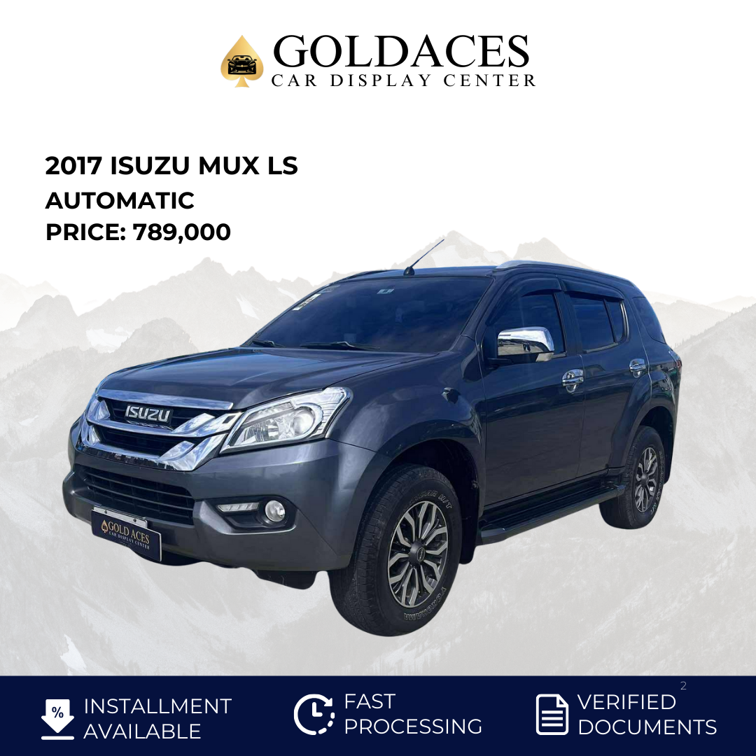 2017 ISUZU MUX LS 3.0L AUTOMATIC TRANSMISSION Gold Aces Car Display Center