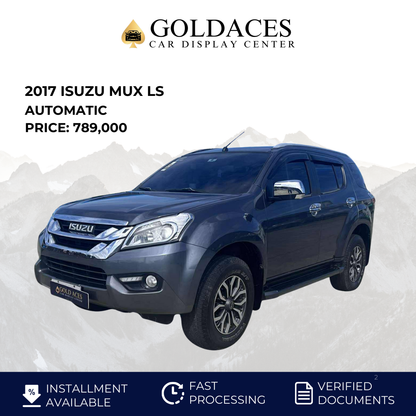 2017 ISUZU MUX LS 3.0L AUTOMATIC TRANSMISSION Gold Aces Car Display Center