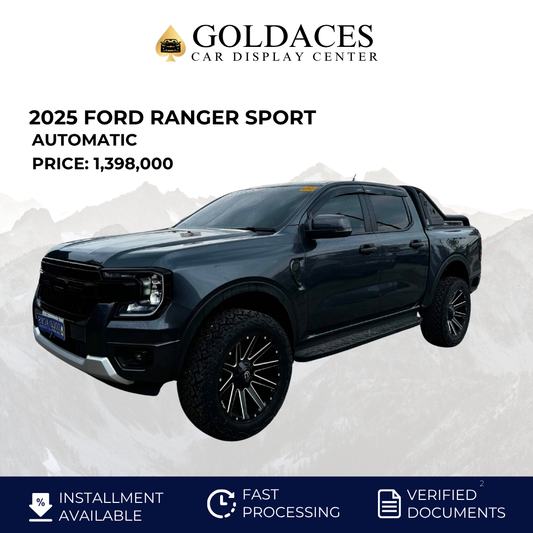 2025 FORD RANGER SPORT 2.0L TURBO DSL 4X2 AUTOMATIC TRANSMISSION (4TKMS ONLY!) Gold Aces Car Display Center