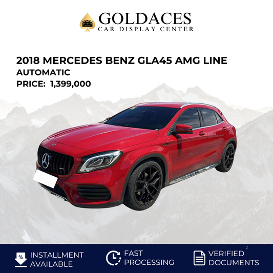 2018 MERCEDES BENZ GLA45 AMG LINE AUTOMATIC TRANSMISSION (27T KMS ONLY!) MERCEDES-BENZ
