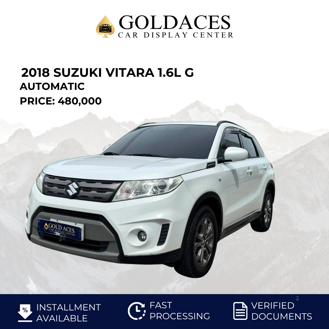 2018 SUZUKI VITARA 1.6L GL AUTOMATIC TRANSMISSION Gold Aces Car Display Center