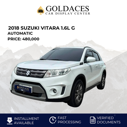2018 SUZUKI VITARA 1.6L GL AUTOMATIC TRANSMISSION Gold Aces Car Display Center