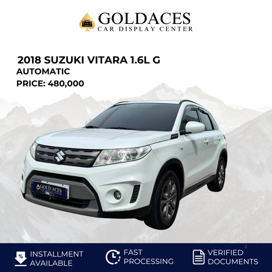 2018 SUZUKI VITARA 1.6L GL AUTOMATIC TRANSMISSION Gold Aces Car Display Center