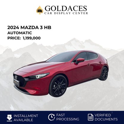 2024 MAZDA 3 2.0L HB AUTOMATIC TRANSMISSION Gold Aces Car Display Center