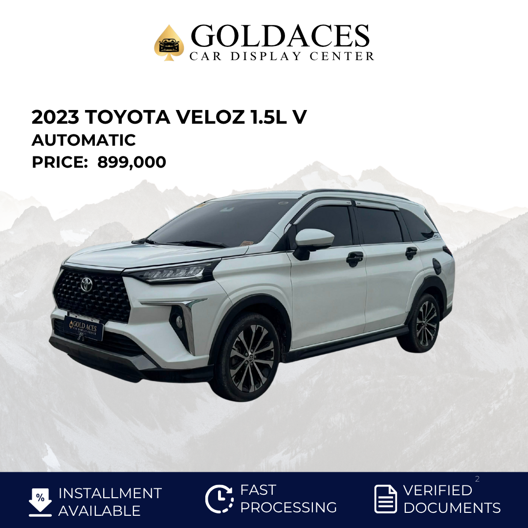 2023 TOYOTA VELOZ 1.5L V AUTOMATIC TRANSMISSION (16T KMS ONLY!) Gold Aces Car Display Center