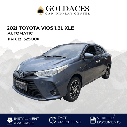 2021 TOYOTA VIOS 1.3L XLE AUTOMATIC TRANSMISSION Gold Aces Car Display Center