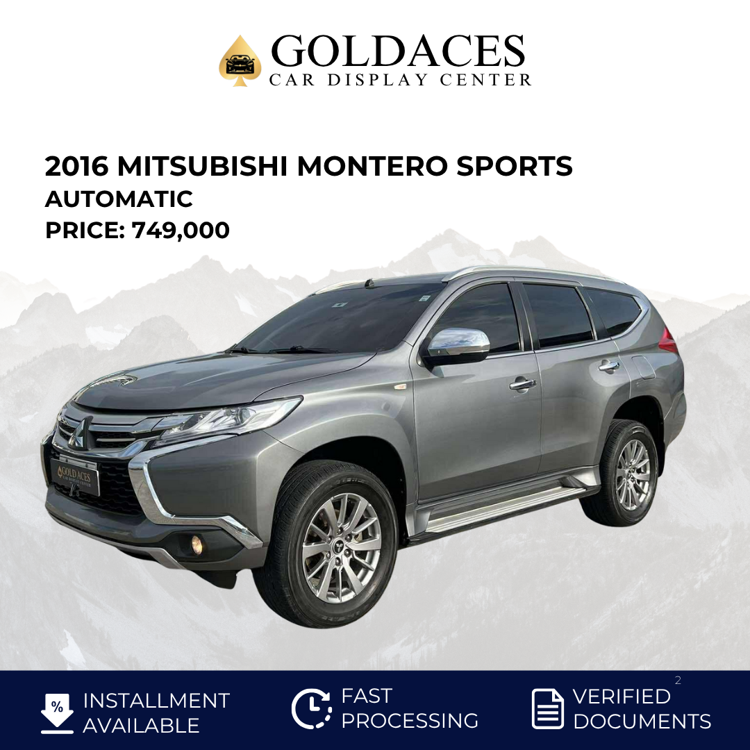 2016 MITSUBISHI MONTERO SPORTS GLS 2.4L DSL AUTOMATIC TRANSMISSION MITSUBISHI