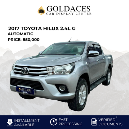 2017 TOYOTA HILUX 2.4L G 4X2 AUTOMATIC TRANSMISSION TOYOTA
