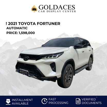 NEW ARRIVAL! 2021 TOYOTA FORTUNER 2.8L LTD 4X2 AUTOMATIC TRANSMISSION (37TKMS ONLY!) Gold Aces Car Display Center