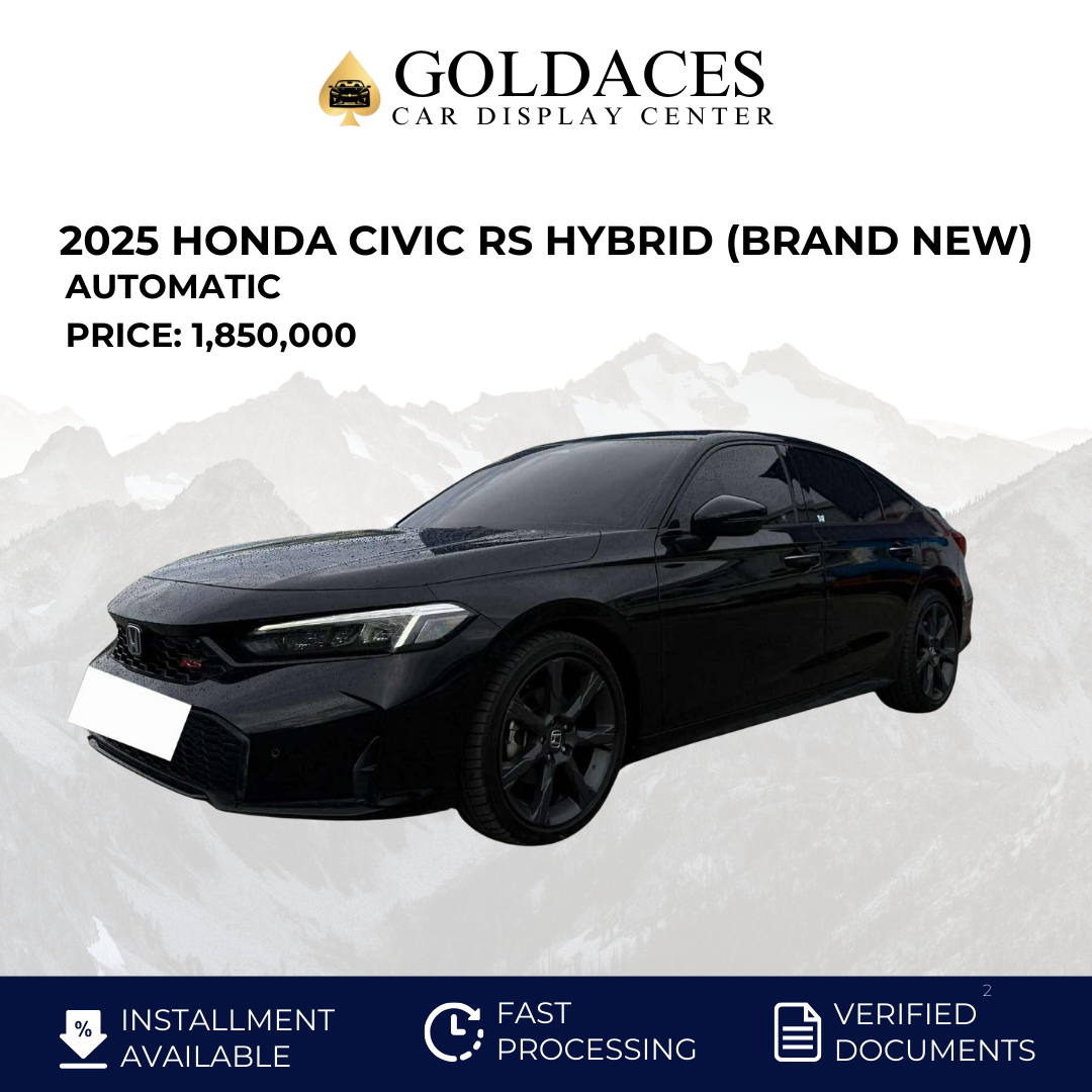 2025 HONDA CIVIC 1.5L RS HYBRID AUTOMATIC TRANSMISSION (BRAND NEW) Gold Aces Car Display Center
