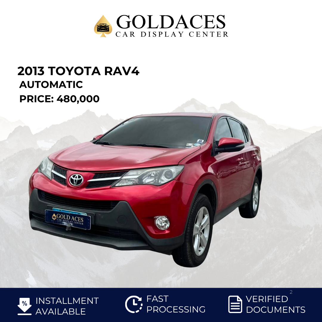 2013 TOYOTA RAV4 2.5L AUTOMATIC TRANSMISSION Gold Aces Car Display Center