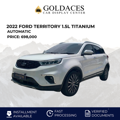 2022 FORD TERRITORY 1.5L TITANIUM AUTOMATIC TRANSMISSION Gold Aces Car Display Center