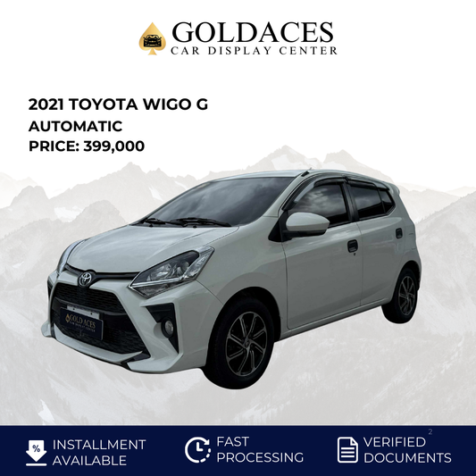 2021 TOYOTA WIGO G 1.0L AUTOMATIC TRANSMISSION Gold Aces Car Display Center