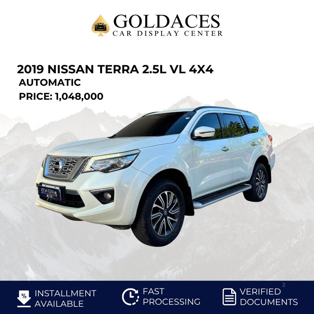 2019 NISSAN TERRA 2.5L VL 4X4 AUTOMATIC TRANSMISSION Gold Aces Car Display Center