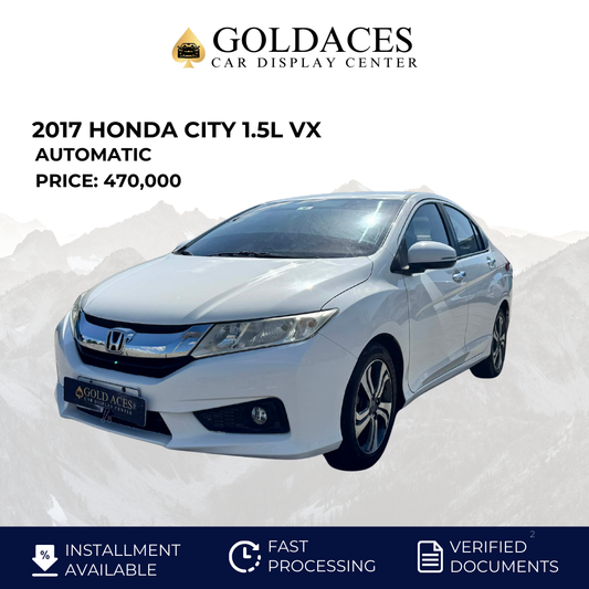 2017 HONDA CITY 1.5L VX AUTOMATIC TRANSMISSION Gold Aces Car Display Center