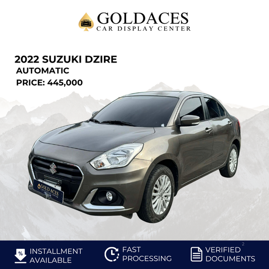 2022 SUZUKI DZIRE 1.2 GL AUTOMATIC TRANSMISSION Gold Aces Car Display Center