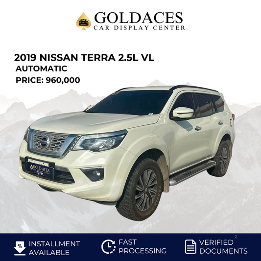 2019 NISSAN TERRA 2.5L VL 4X2 AUTOMATIC TRANMISSION Gold Aces Car Display Center