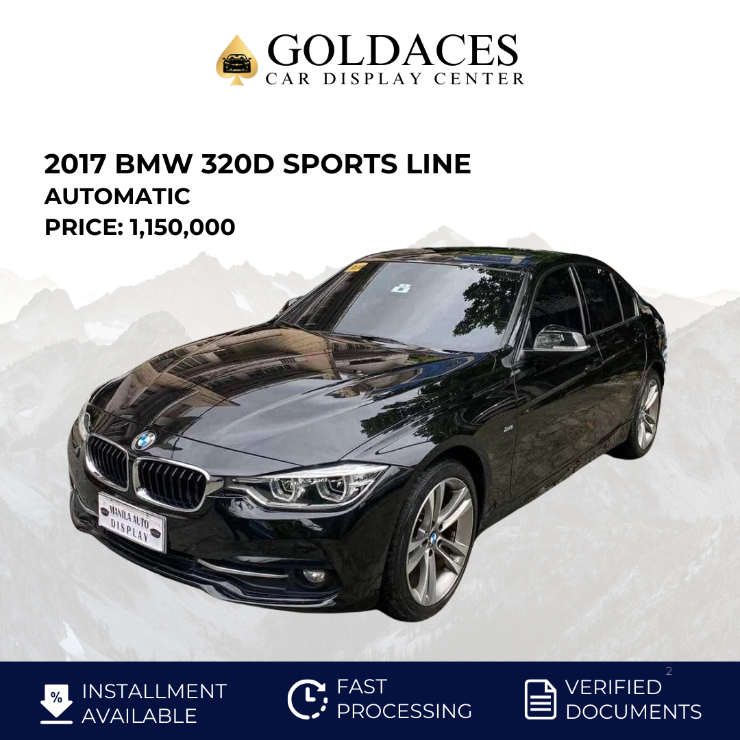 2017 BMW 320D SPORTS LINE DSL AUTOMATIC TRANSMISSION Gold Aces Car Display Center