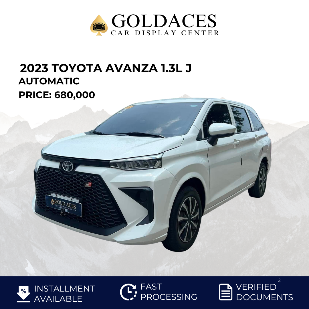 2023 TOYOTA AVANZA 1.3L J MANUAL TRANSMISSION Gold Aces Car Display Center