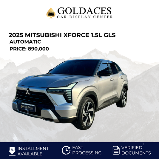 2025 MITSUBISHI XFORCE 1.5L GLS CVT AUTOMATIC TRANSMISSION Gold Aces Car Display Center