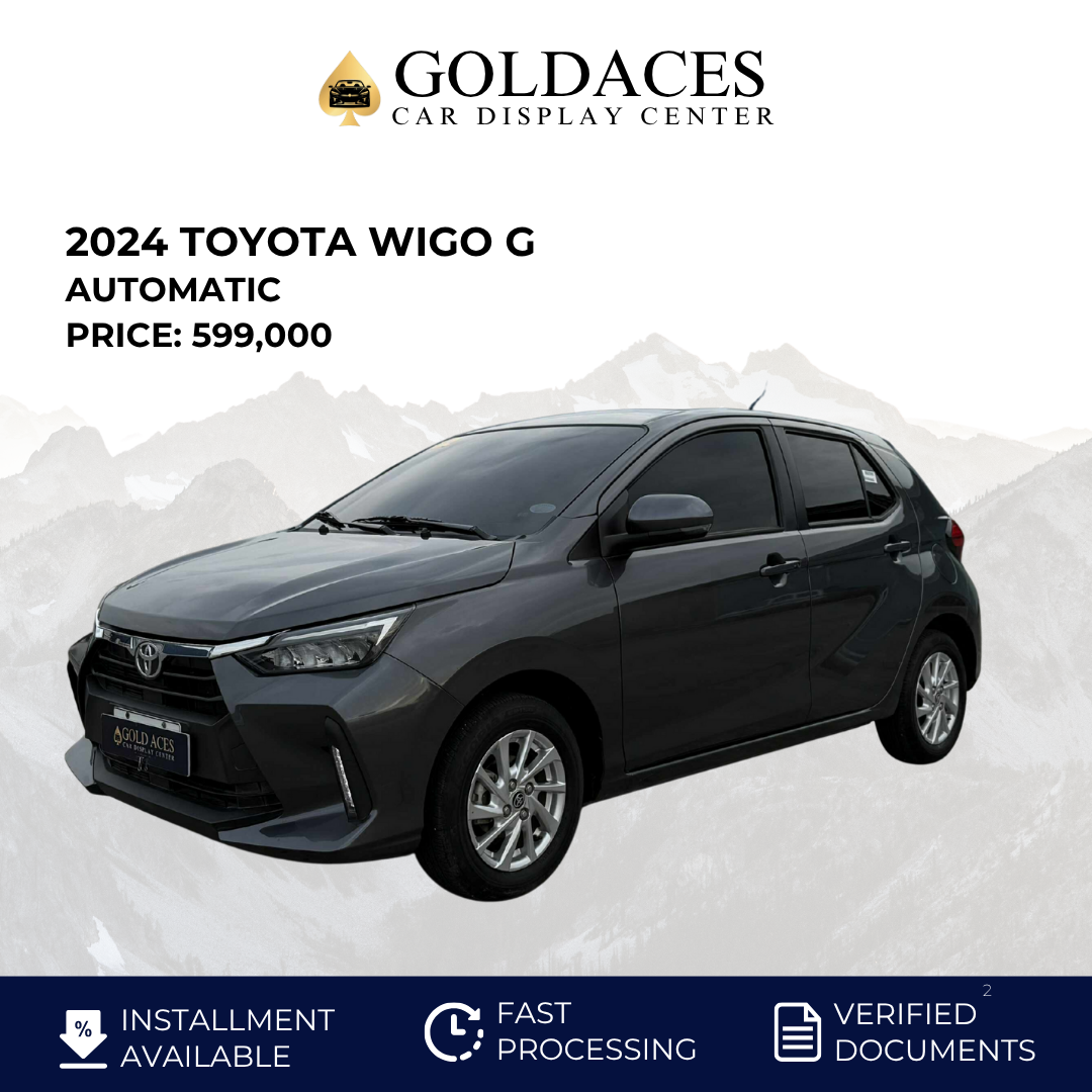 2024 TOYOTA WIGO G 1.0L AUTOMATIC TRANSMISSION (7T KMS ONLY!) Gold Aces Car Display Center