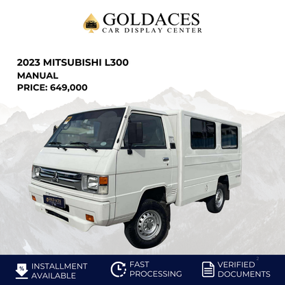 2023 MITSUBISHI L300 2.2L DSL MANUAL TRANSMISSION Gold Aces Car Display Center