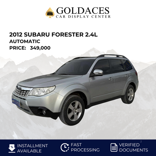 2012 SUBARU FORESTER 2.4L GAS AUTOMATIC TRANSMISSION Gold Aces Car Display Center