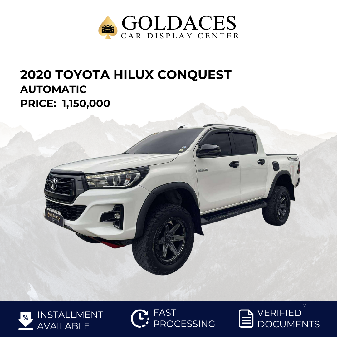2020 TOYOTA HILUX CONQUEST 2.4L AUTOMATIC TRANSMISSION (35T KMS ONLY!) Gold Aces Car Display Center